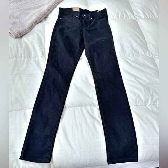 Levi’s Black Slim Fit Shaping skinny Full Length Jeans size 27x32- brand new! - Picture 1 of 14